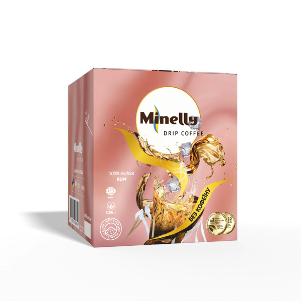 Дріп-кава без кофеїну Minelly «Ром»