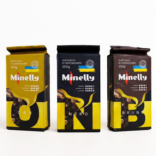 Набір кави Minelly №7 «Неро, Оро, Бруно»