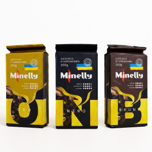 Набір меленої кави Minelly №7 «Неро, Оро, Бруно»